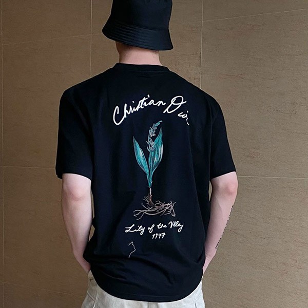 Handwritten クリスチャン ディオール Tシャツ コピー (リラックス フィット) 2色 493J696A0817